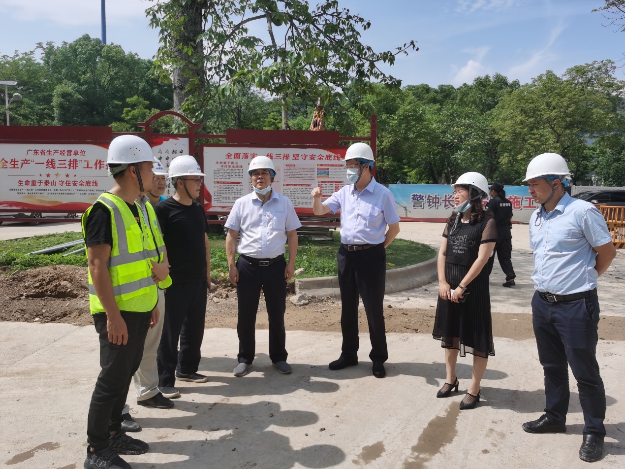 刘伟董事长带队检查祥和工业园