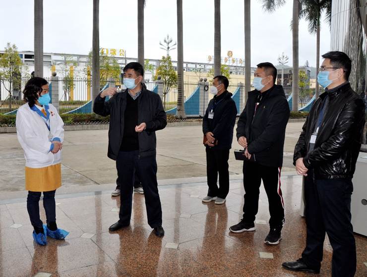 利来国际高科王广军董事长检查疫情防控工作
