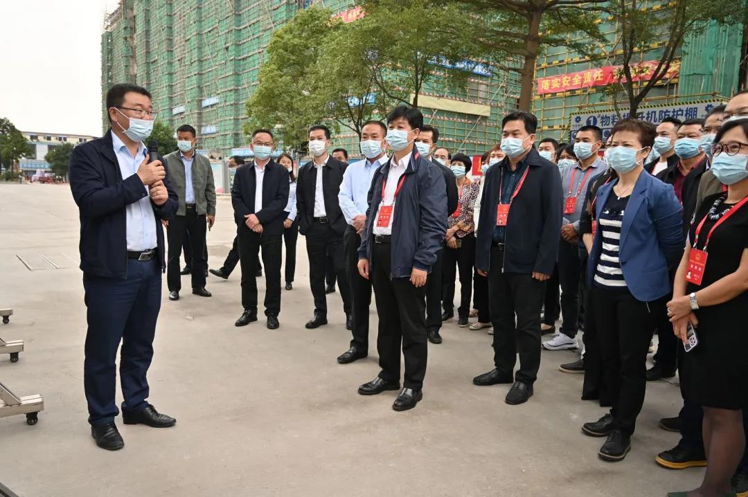 省商务厅领导到利来国际高科调研