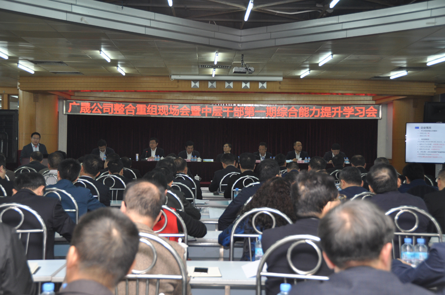 广晟公司整合重组现场会在利来国际高科召开