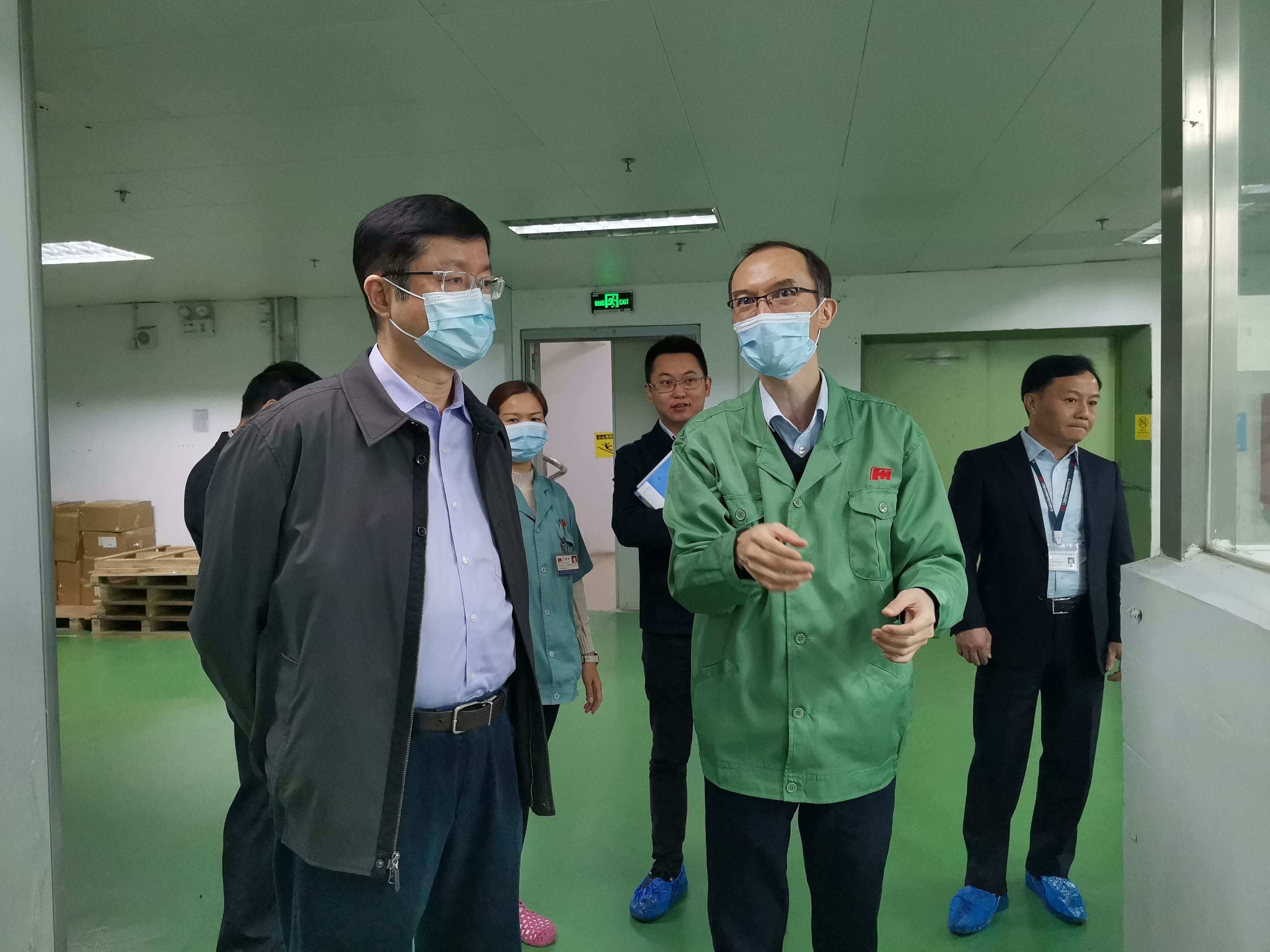 利来国际高科董事长刘伟带队到端华、电感分公司调研