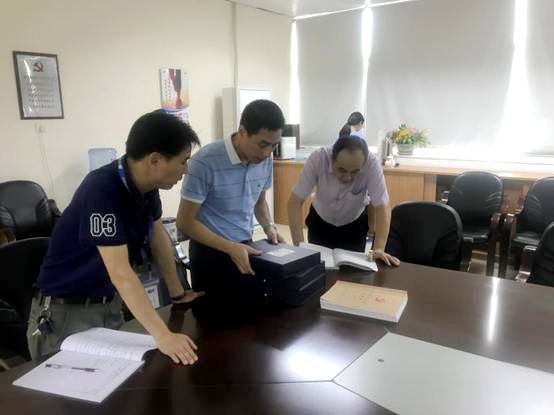 纪委书记刘维斌一行到芯电公司调研