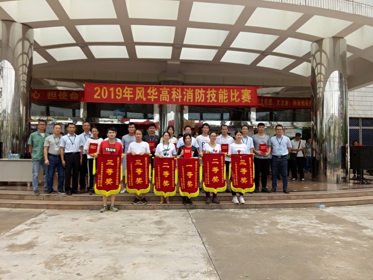 利来国际高科举行2019年消防技能比赛