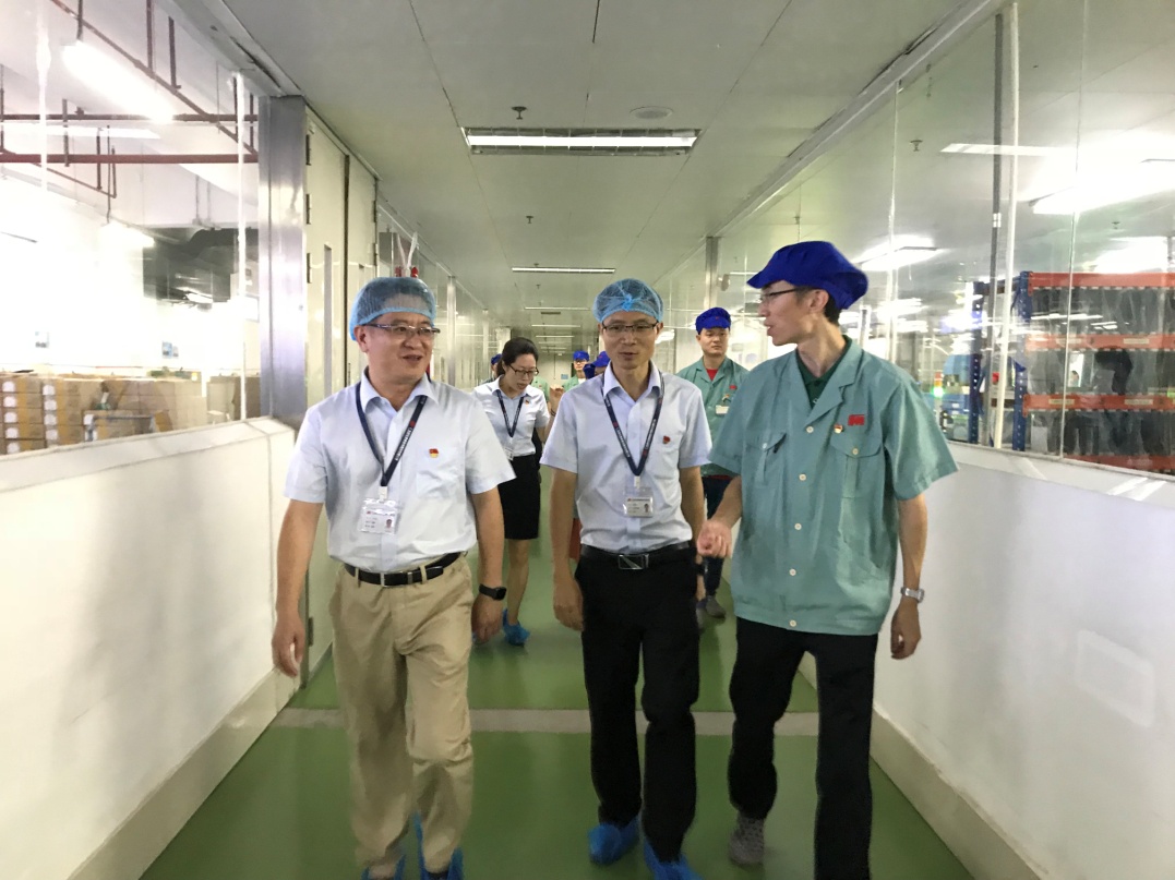 公司党委副书记、总裁王金全到端华开展 “不忘初心、牢记使命”主题教育调研工作