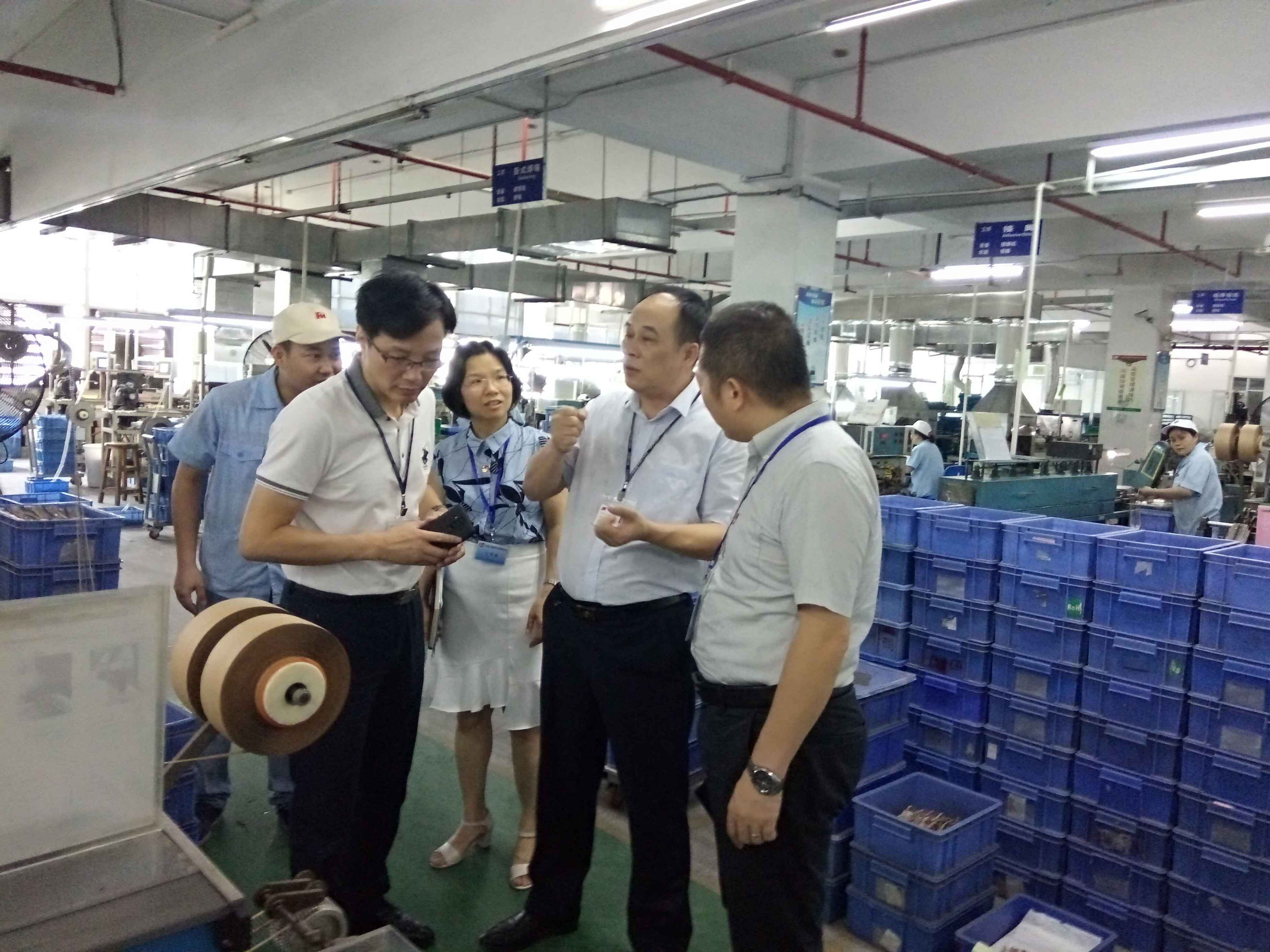 刘维斌书记到电感公司开展落实党风廉政建设“一岗双责”检查督导工作